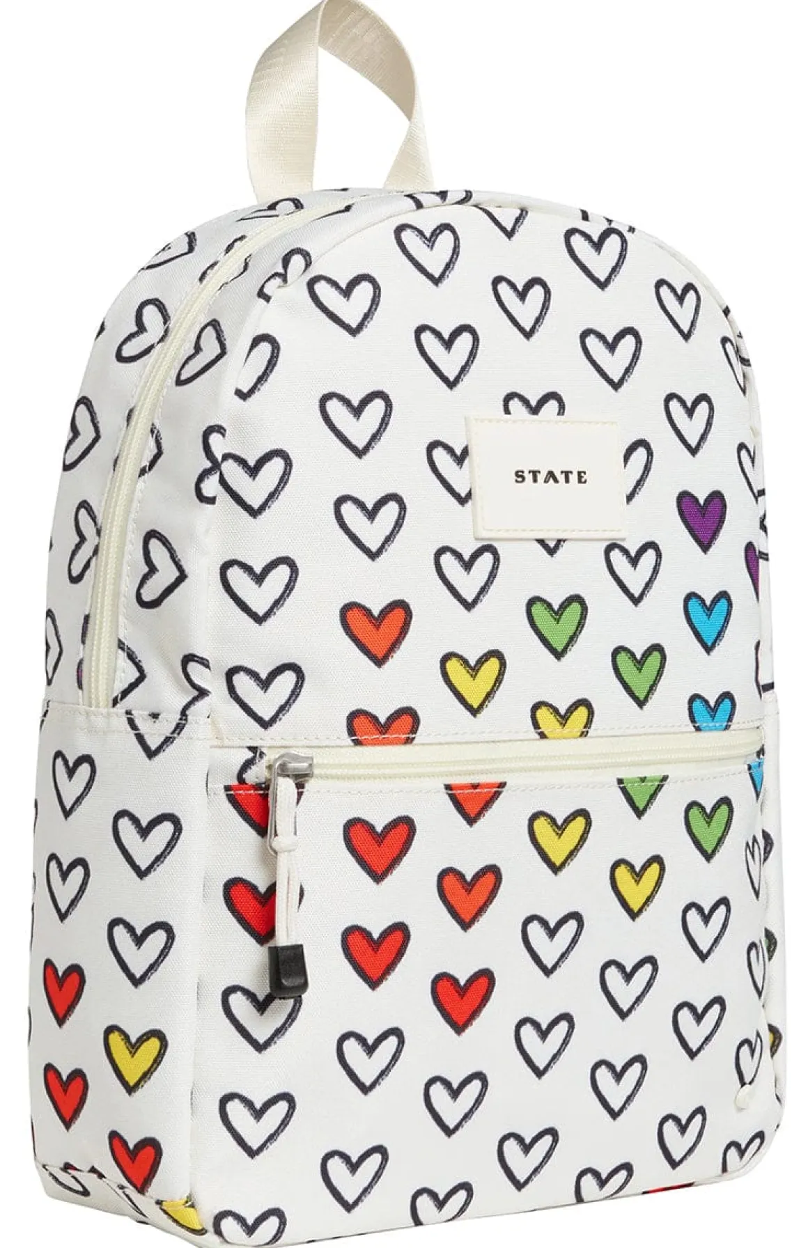 State Bags Mini Kane Kids Travel Backpack - Rainbow Hearts