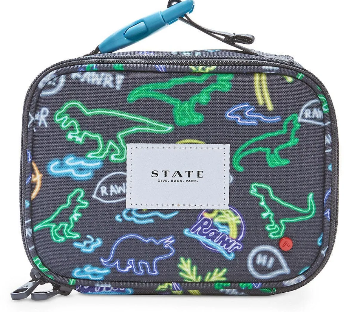 State Bags Mini Rodgers Snack Pack - Neon Dino