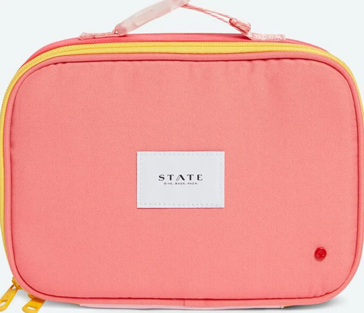 State Bags Rodgers Lunch Box - Pink/Mint