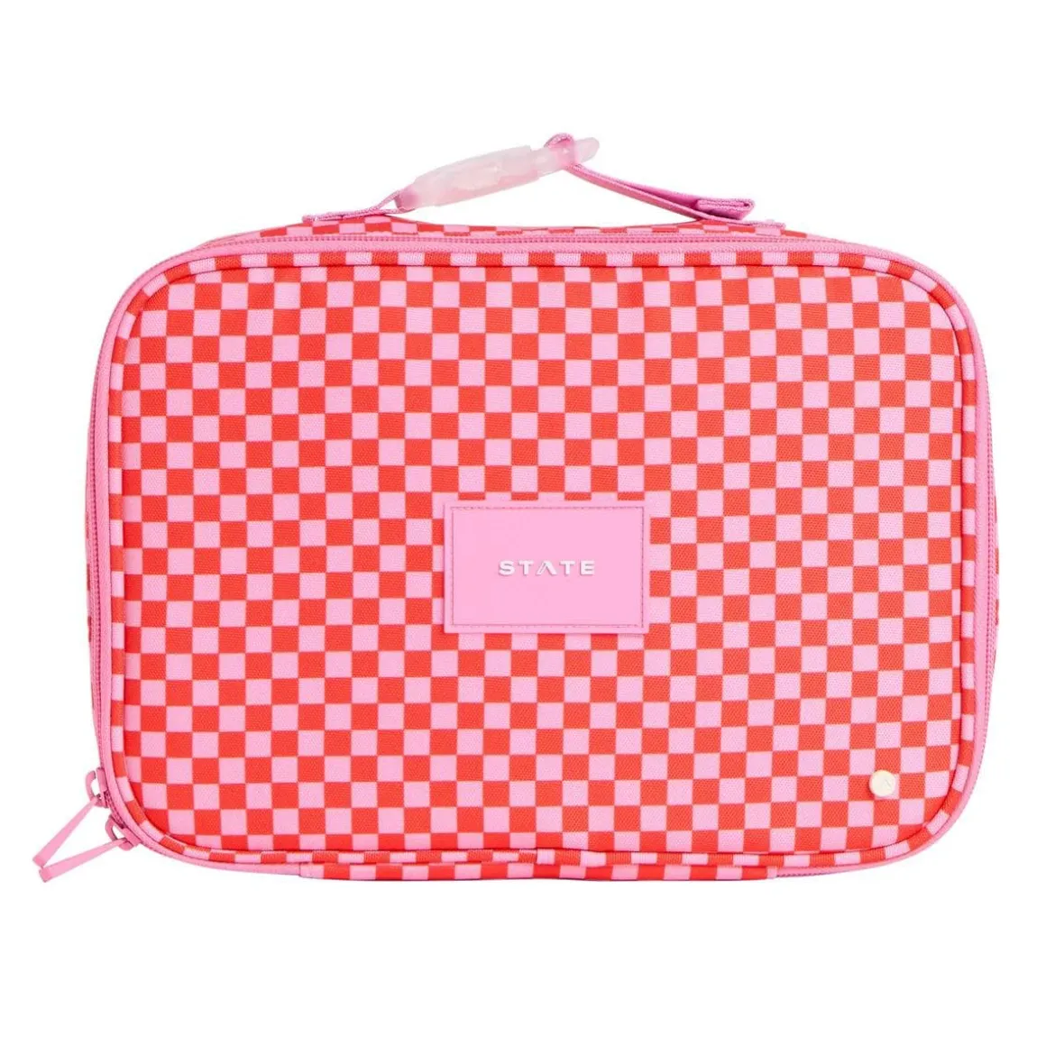 State Bags Rodgers Lunch Box - Strawberry Check