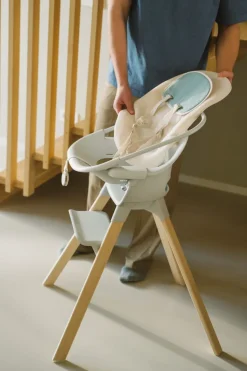 Stokke Clikk High Chair + Newborn Set Bundle - Glacier Green