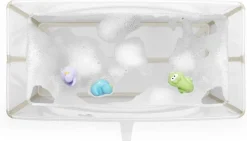 Stokke Flexi Bath Heat Sensitive Tub + Newborn Support - Sandy Beige
