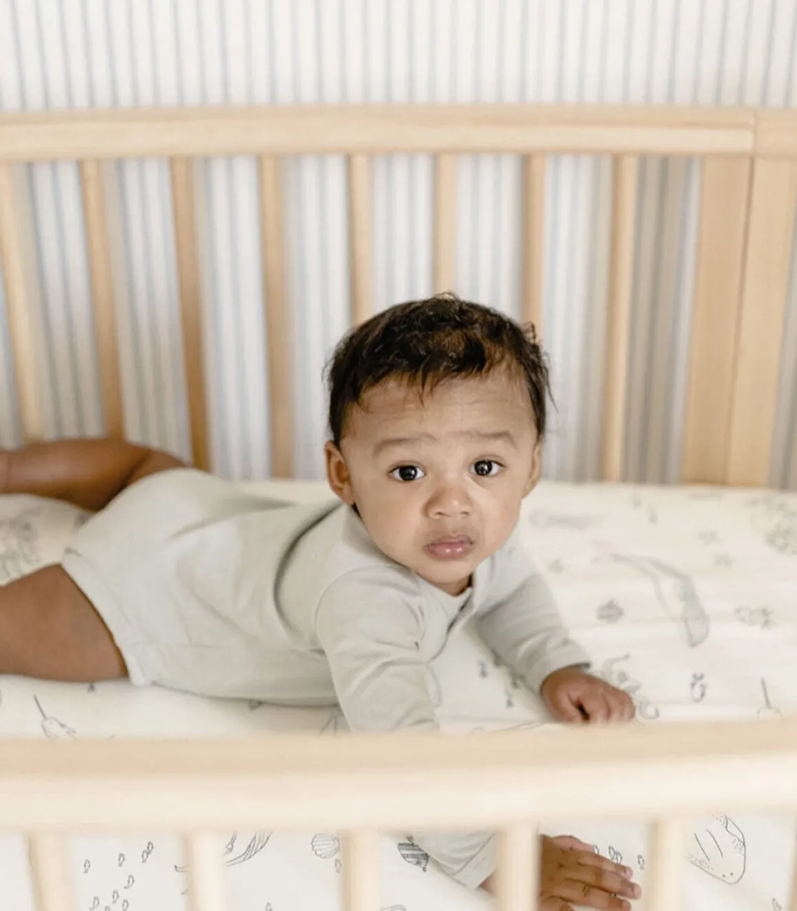 Stokke Sleepi Fitted Sheet Bed by Pehr - Life Aquatic