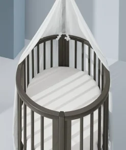 Stokke Sleepi Mini Crib Bundle with Mattress V3 - Hazy Grey