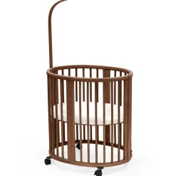 Stokke Sleepi Mini Crib Bundle with Mattress V3 - Warm Brown