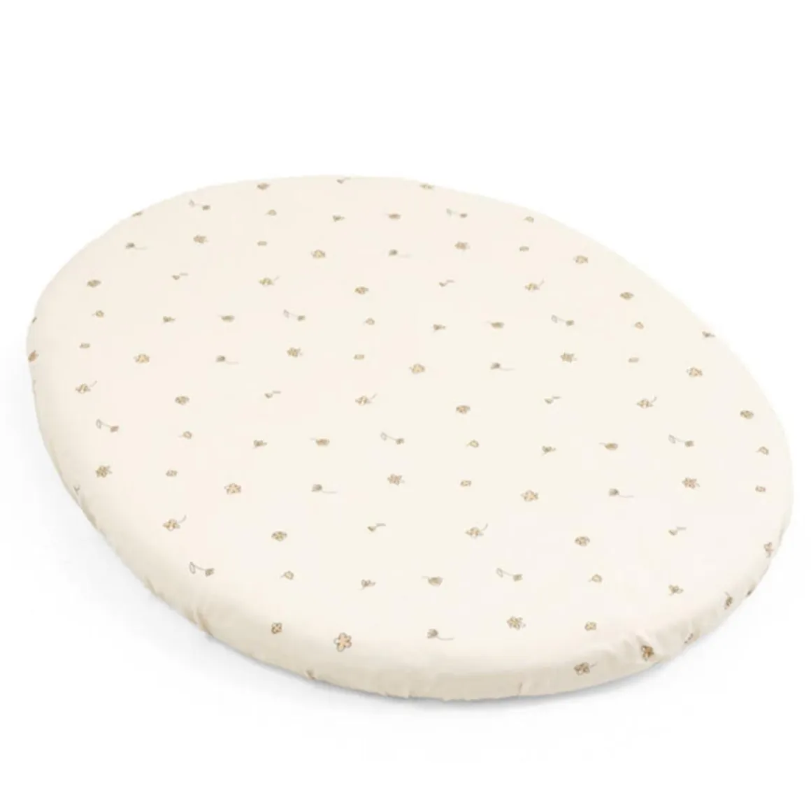Stokke Sleepi Mini Fitted Sheet - Flower Ecru