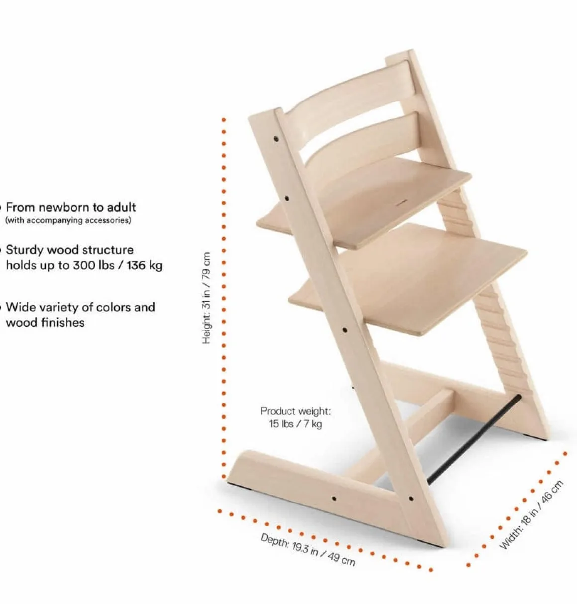 Stokke Tripp Trapp Chair - Whitewash