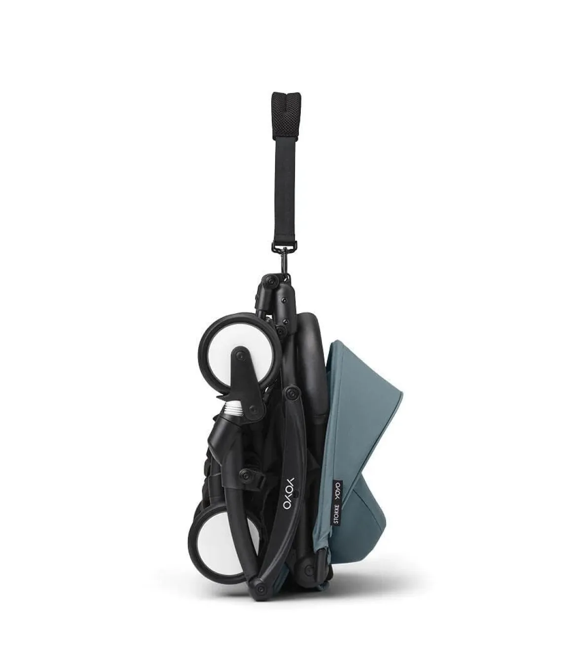 Stokke YOYO3 6+ Stroller + Clikk High Chair Bundle - Black / Ginger / Cloud Grey