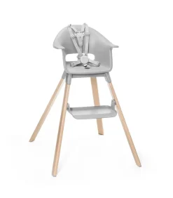 Stokke YOYO3 6+ Stroller + Clikk High Chair Bundle - White / Stone / White