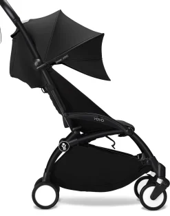 Stokke YOYO3 Ultra Compact Complete 0+/6+ Stroller Bundle - Black / Stone