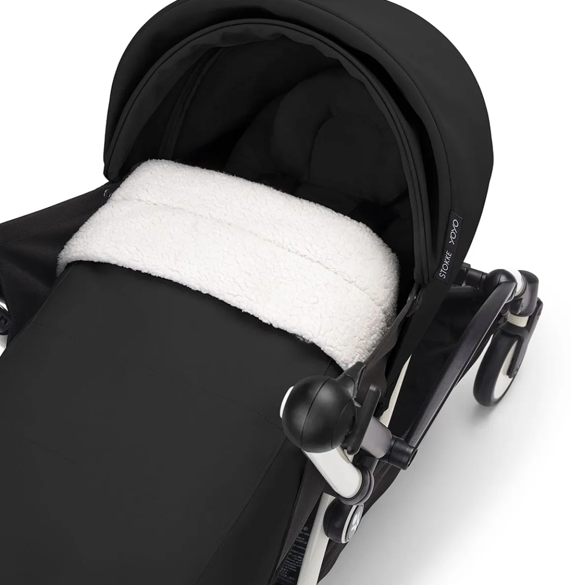 Stokke YOYO3 Ultra Compact Complete 0+/6+ Stroller Bundle - Black / Taupe