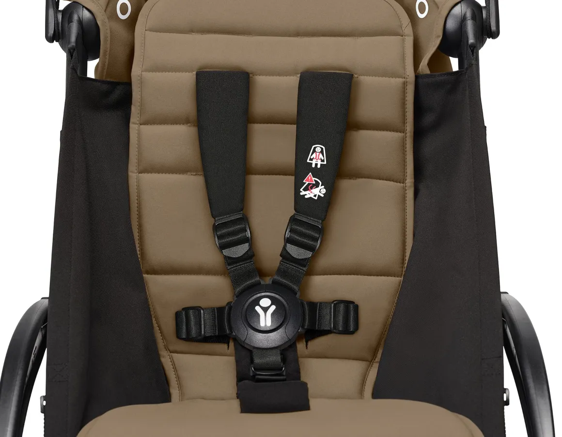 Stokke YOYO3 Ultra Compact Complete 0+/6+ Stroller Bundle - Black / Toffee