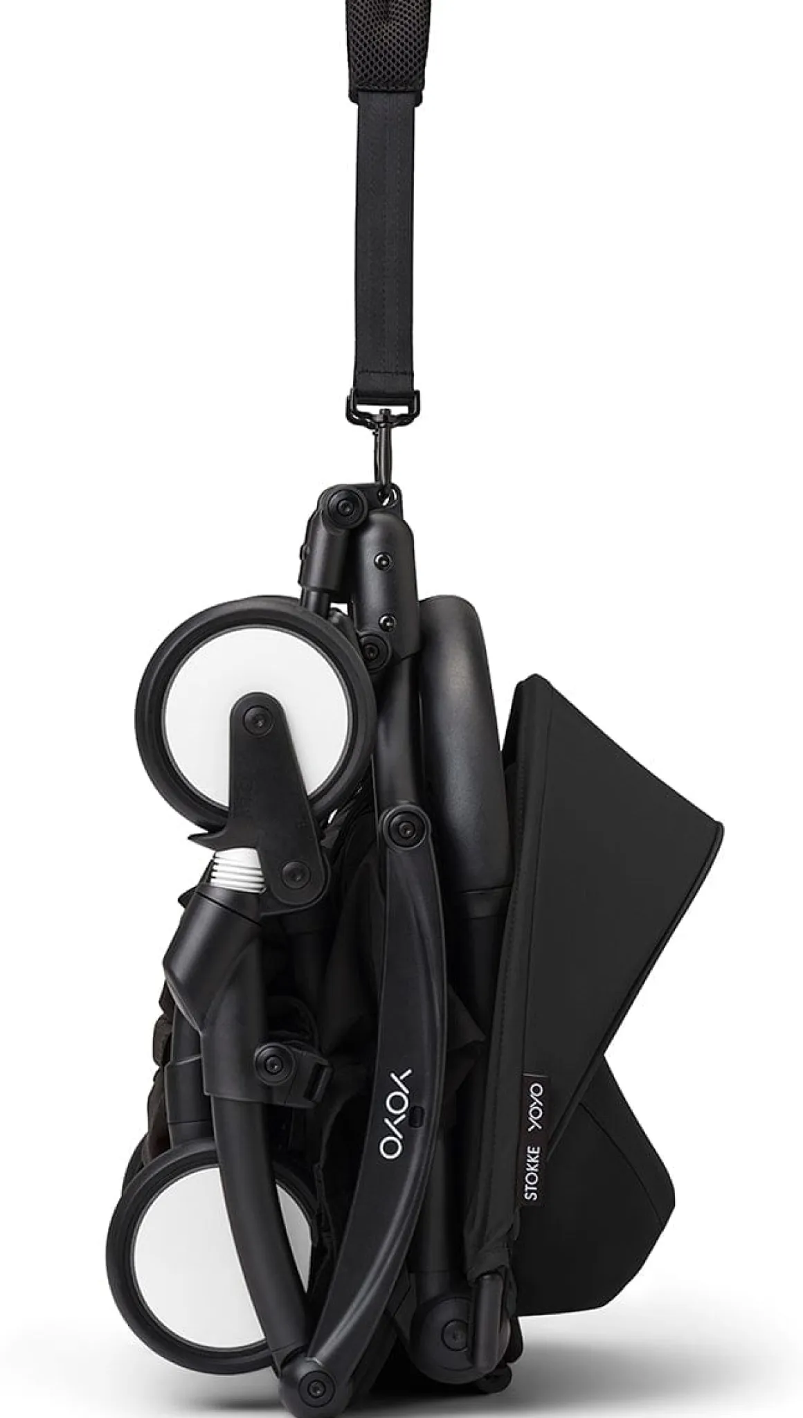 Stokke YOYO3 Ultra Compact Complete 0+/6+ Stroller Bundle - White / Black