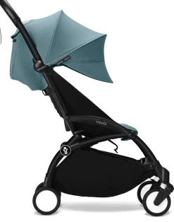 Stokke YOYO3 Ultra Compact 6+ Stroller (One Box) - Black / Aqua
