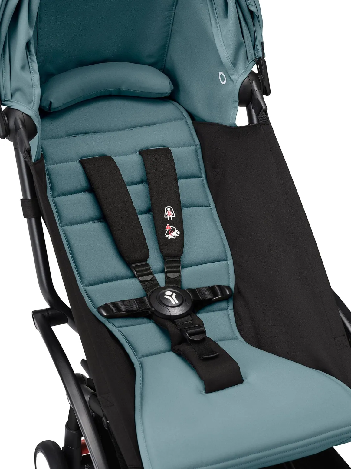 Stokke YOYO3 Ultra Compact 6+ Stroller (One Box) - Black / Aqua