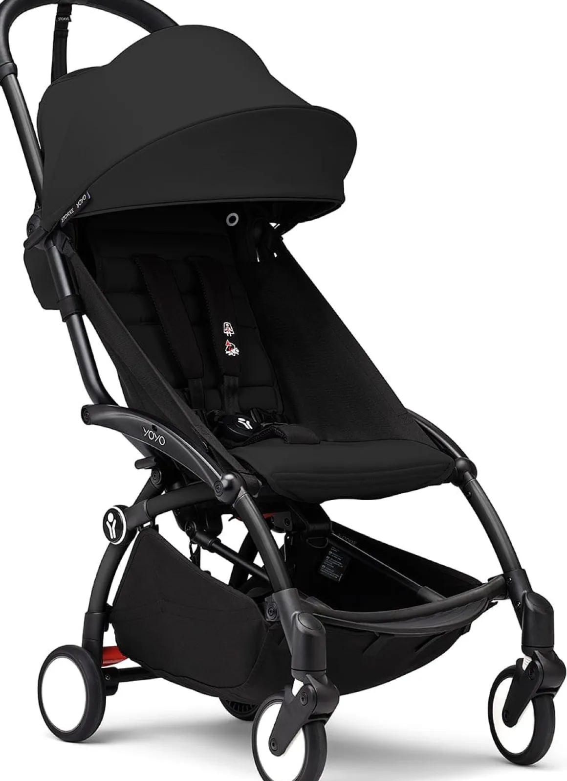 Stokke YOYO3 Ultra Compact 6+ Stroller (One Box) - Black / Black