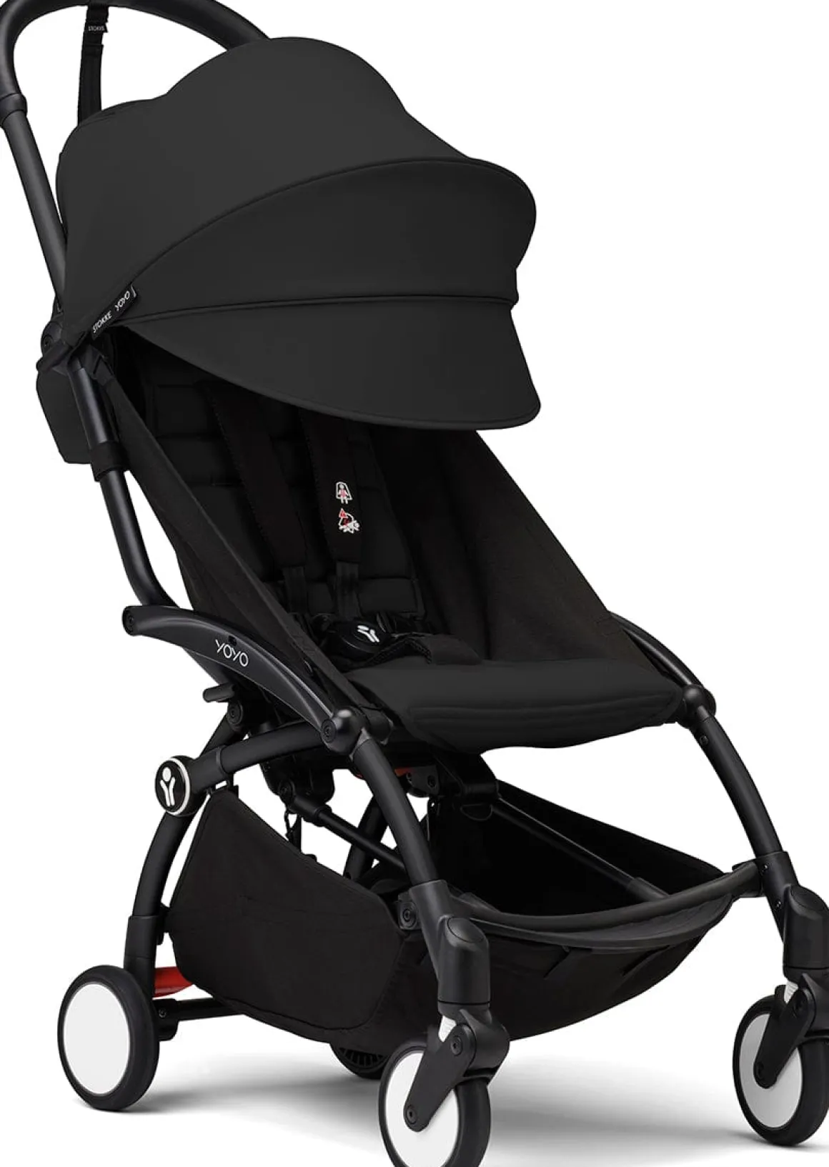 Stokke YOYO3 Ultra Compact 6+ Stroller (One Box) - Black / Black
