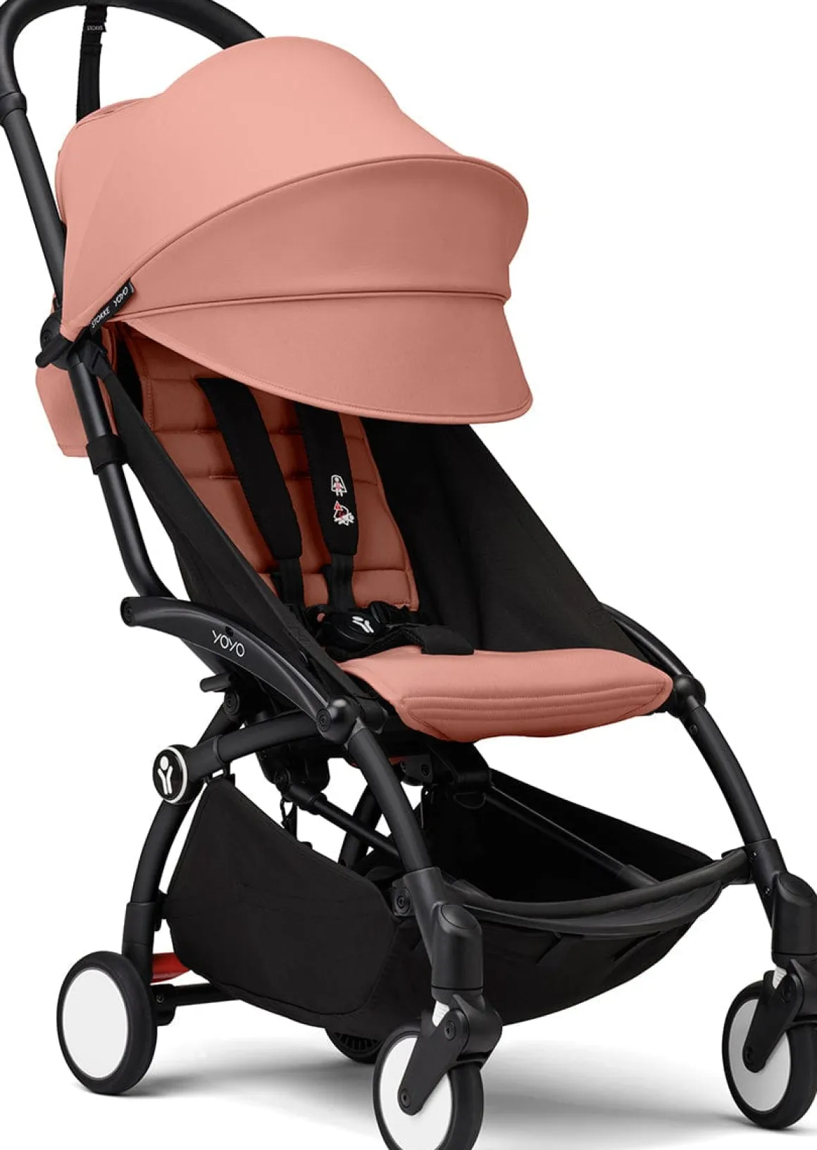 Stokke YOYO3 Ultra Compact 6+ Stroller (One Box) - Black / Ginger