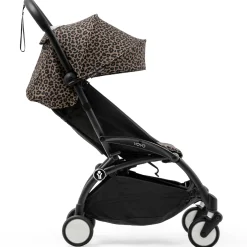 Stokke YOYO3 Ultra Compact 6+ Stroller (One Box) - Black / Leopard (Wild Collection)
