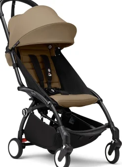 Stokke YOYO3 Ultra Compact 6+ Stroller (One Box) - Black / Toffee