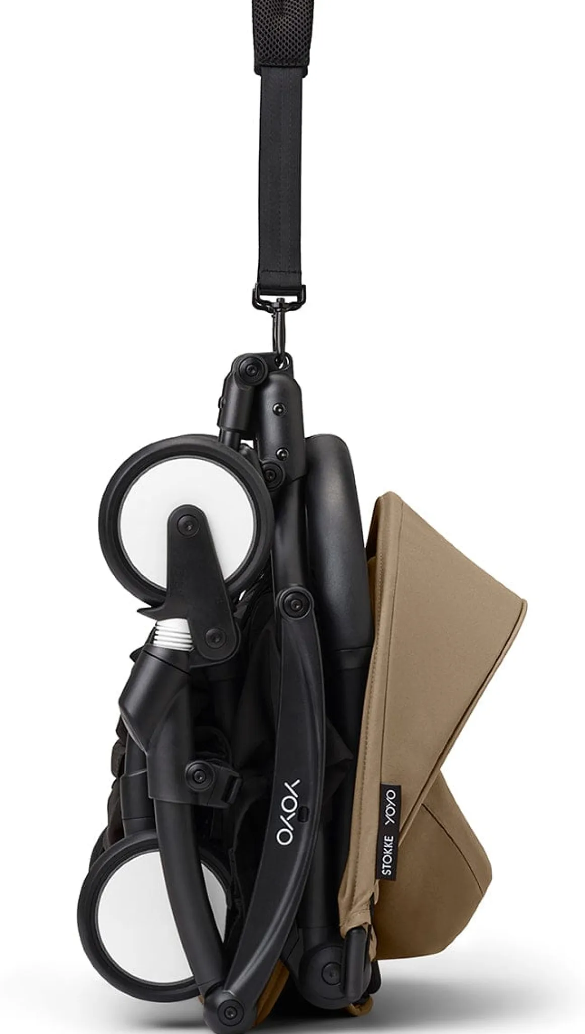 Stokke YOYO3 Ultra Compact 6+ Stroller (One Box) - Black / Toffee