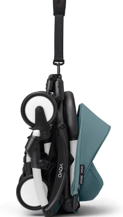 Stokke YOYO3 Ultra Compact 6+ Stroller (One Box) - White / Aqua