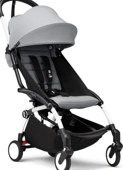 Stokke YOYO3 Ultra Compact 6+ Stroller (One Box) - White / Stone