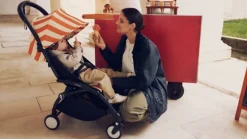 Stokke YOYO3 Ultra Compact 6+ Stroller (Riviera Limited Edition) - Black / Capri