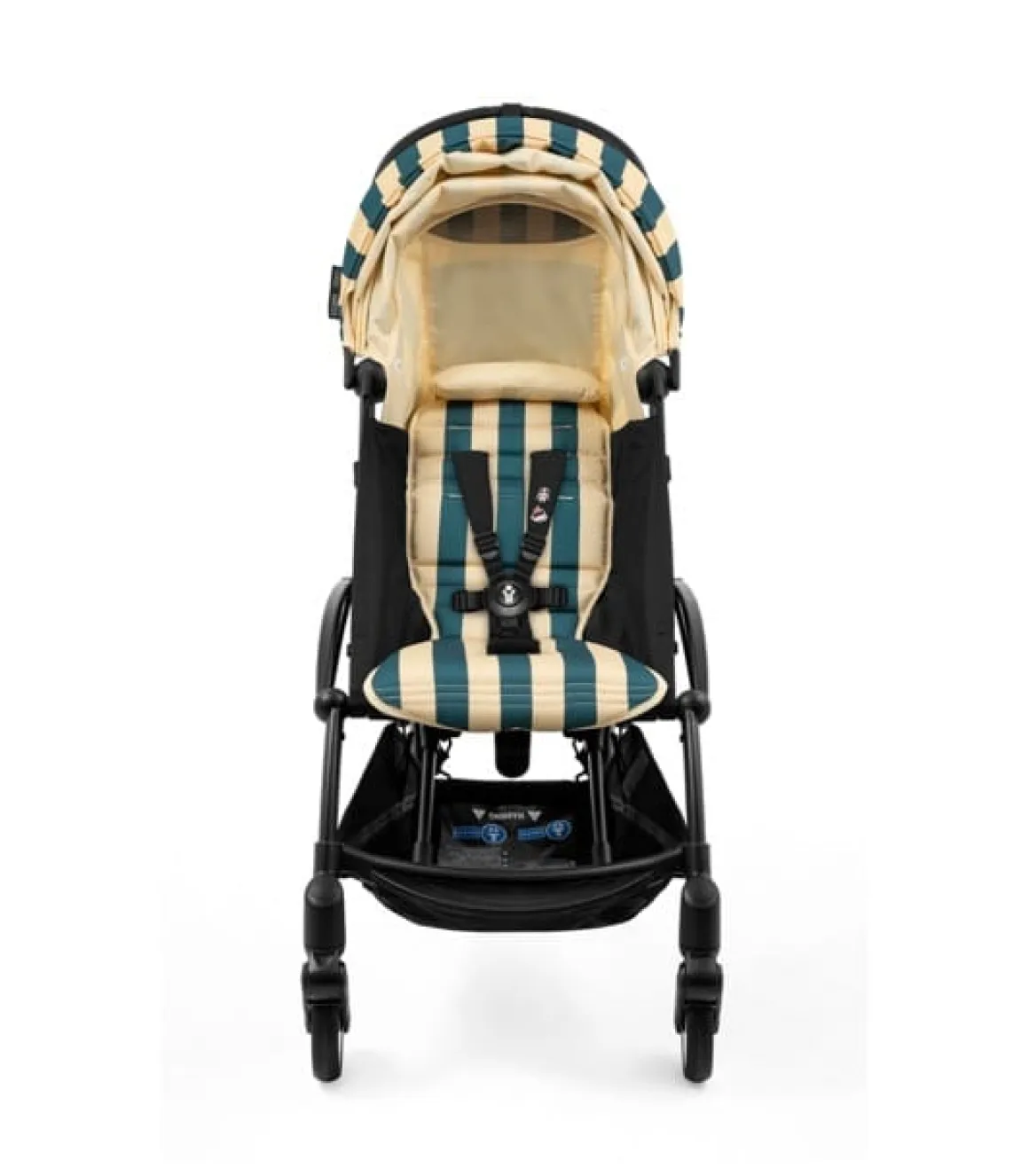 Stokke YOYO3 Ultra Compact 6+ Stroller (Riviera Limited Edition) - Black / Monaco