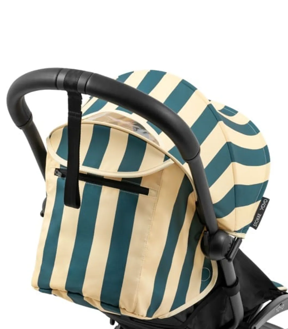 Stokke YOYO3 Ultra Compact 6+ Stroller (Riviera Limited Edition) - Black / Monaco