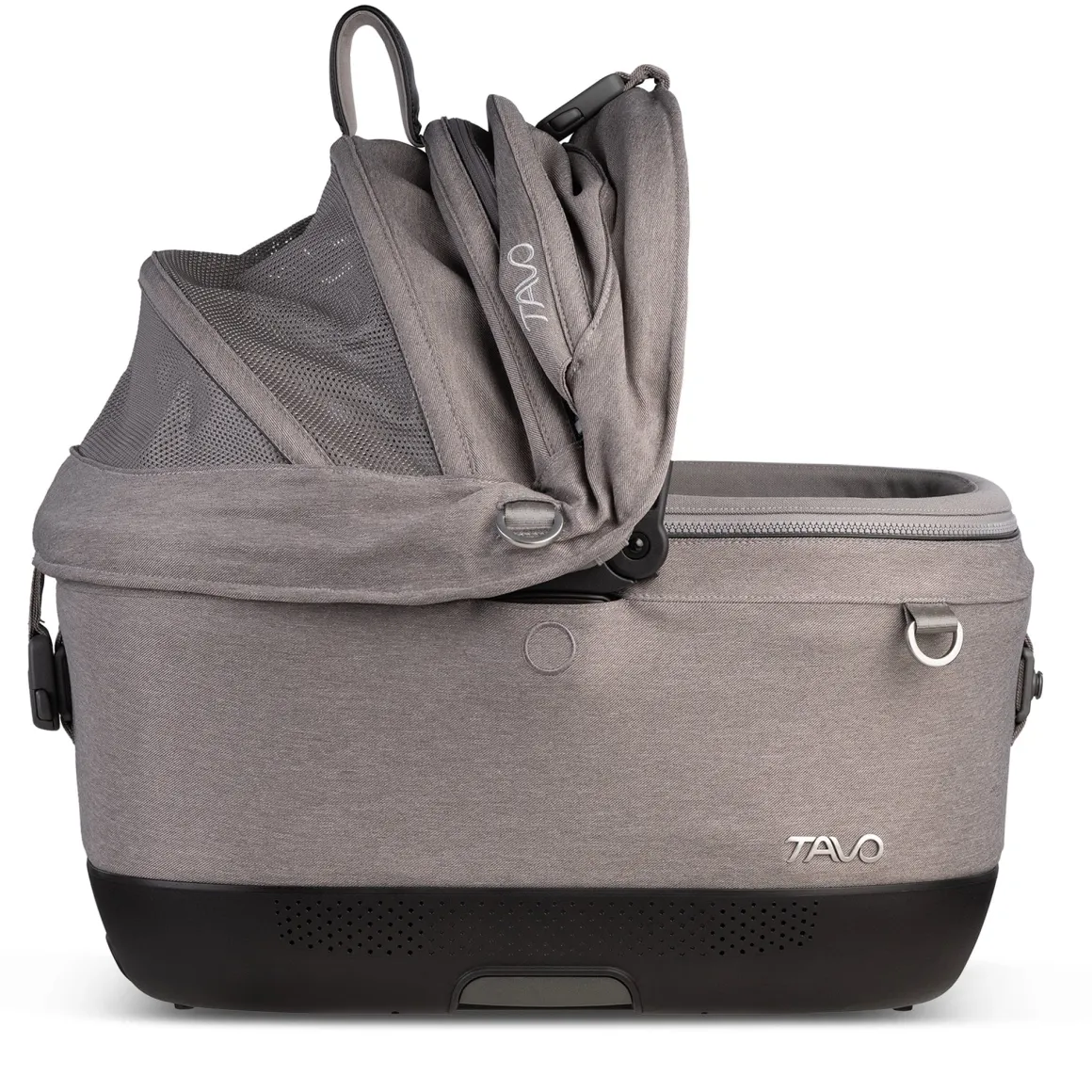 Tavo Pets Maeve iso5x Pet Car Seat Travel System - Black / Merle