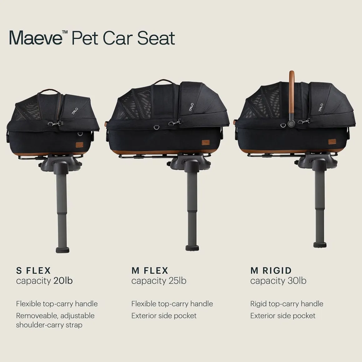 Tavo Pets Maeve + Roscoe 3-IN-1 Pet Protection System, Small Flex - Brindle