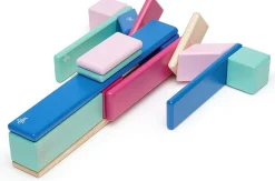 Tegu 24 Piece Magnetic Wooden Block Set - Blossom