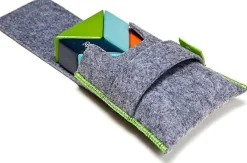 Tegu Pocket Pouch Prism 6 Piece Magnetic Blocks - Nelson