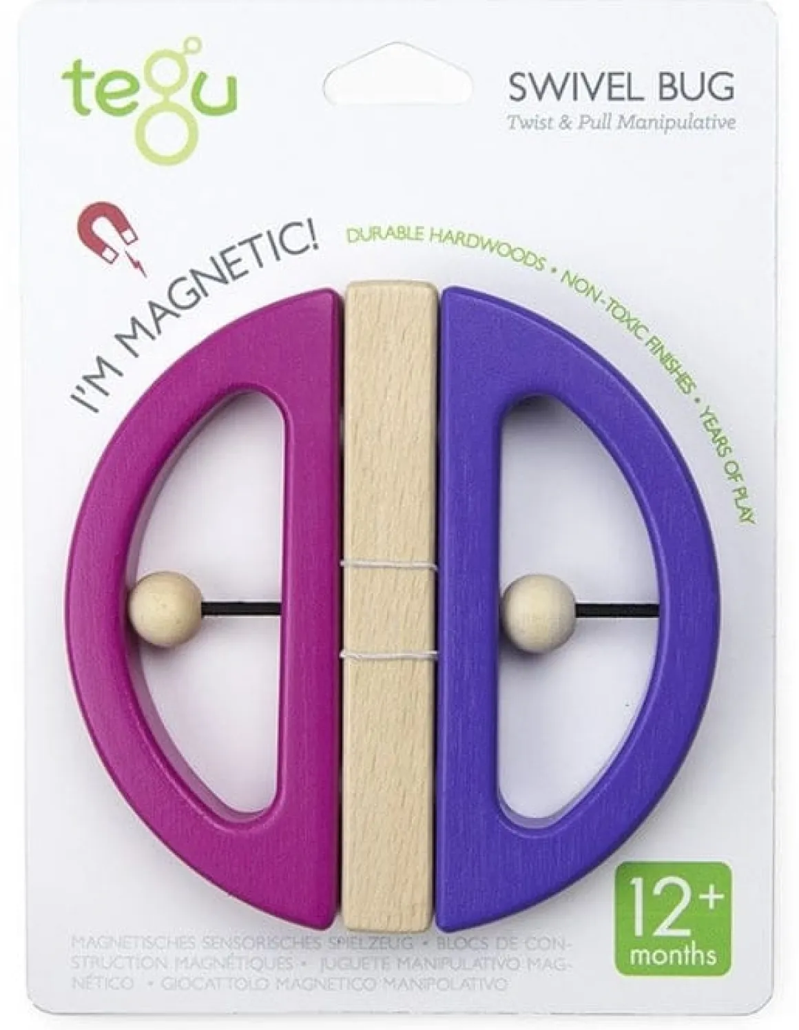 Tegu Swivel Bug - Pink & Purple
