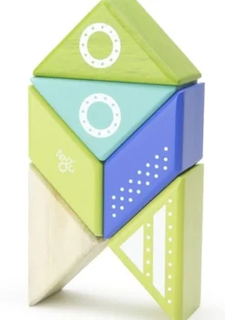 Tegu Travel Pals 6 Piece Magnetic Blocks - Spaceship