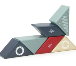 Tegu Travel Pals 6 Piece Magnetic Blocks - Tugboat
