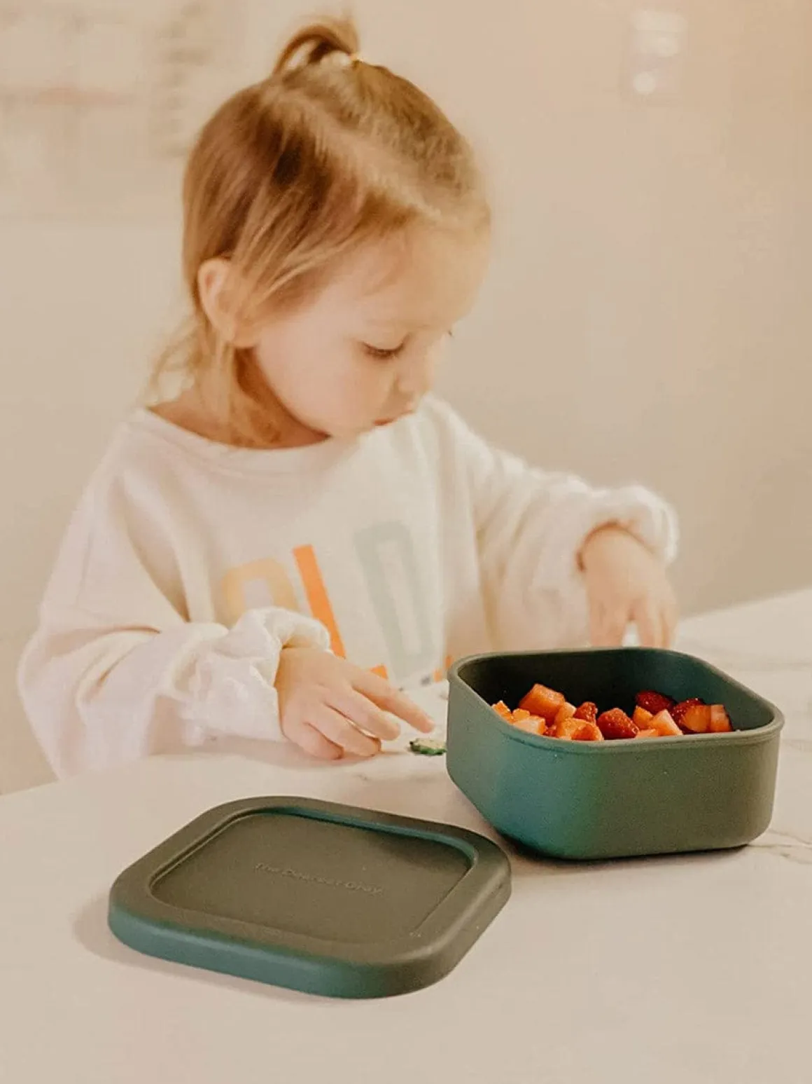 The Dearest Grey Mini Bento Box - Emerald