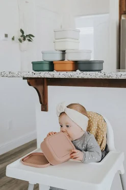 The Dearest Grey Mini Bento Box - Rosewood