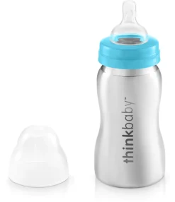 ThinkBaby Bottle of Steel, 9oz - Light Blue