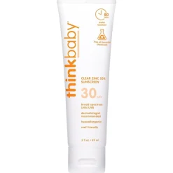 Thinkbaby SPF 30 Clear Zinc Sunscreen - 3 fl oz