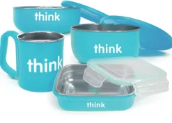 ThinkBaby The Complete BPA Free Feeding Set - Light Blue