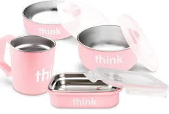 ThinkBaby The Complete BPA Free Feeding Set - Pink