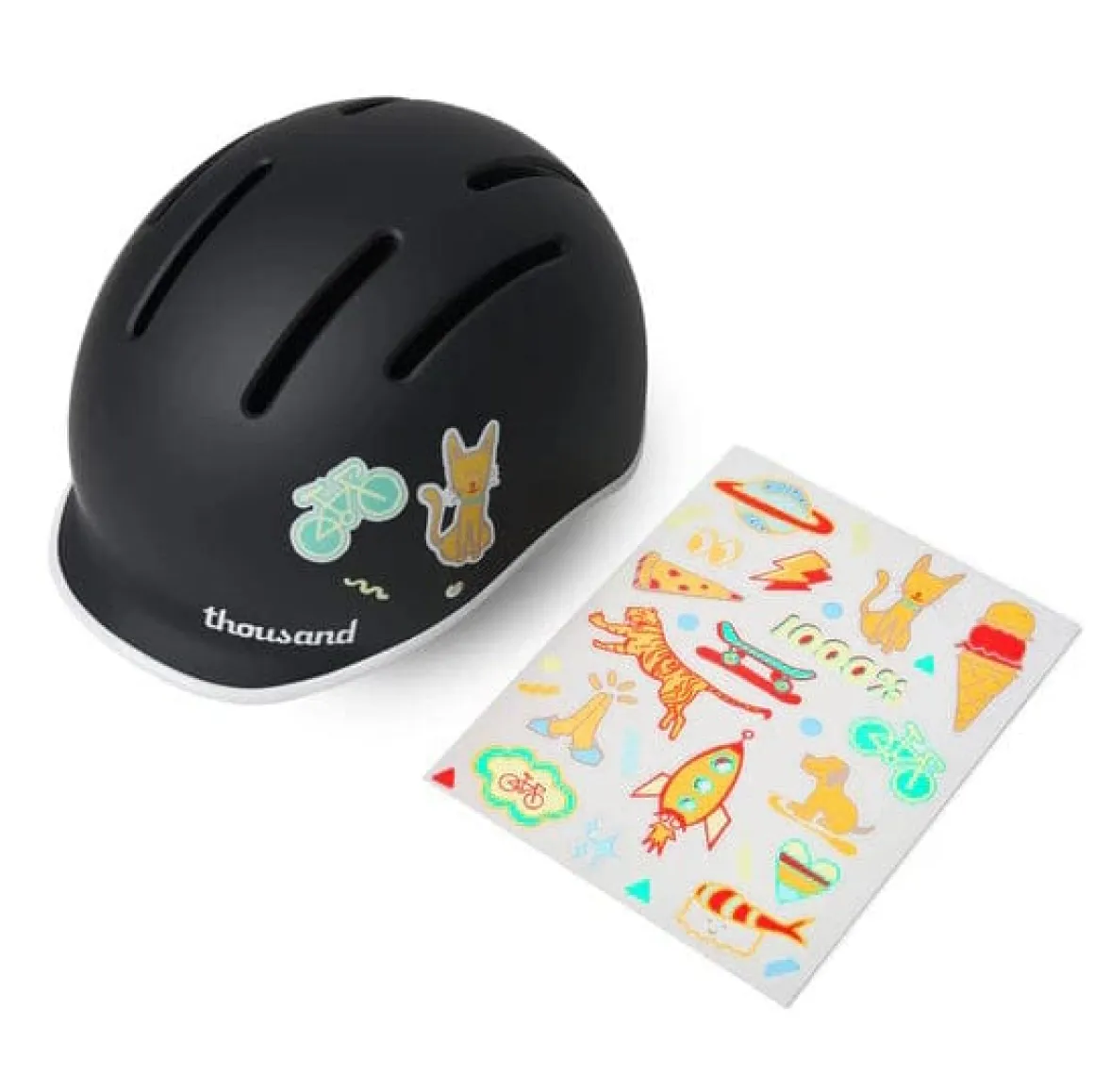 Thousand Jr Collection Kids Helmet - Carbon Black (3+ Years)