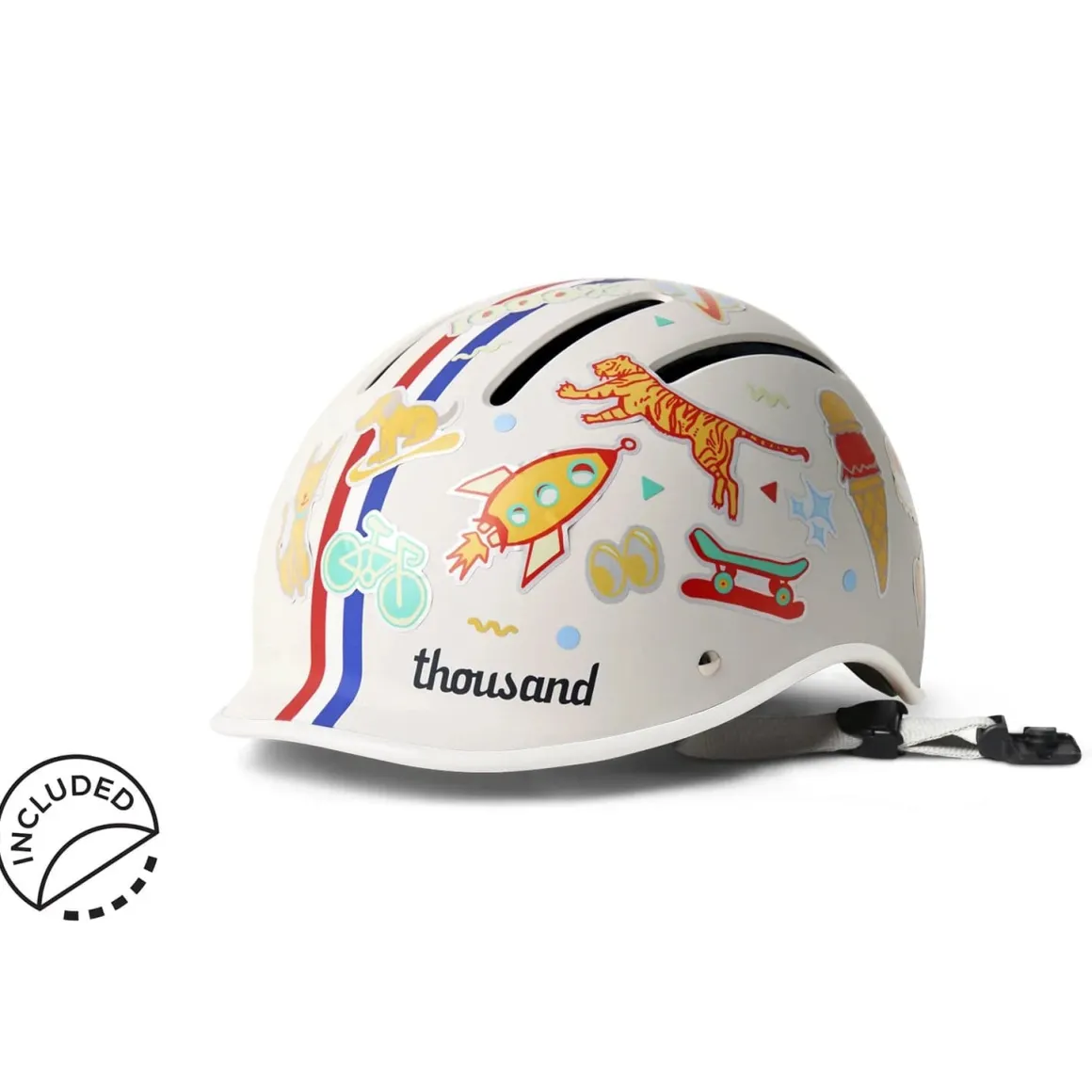 Thousand Jr Collection Kids Helmet - Speedway Creme (3+ Years)