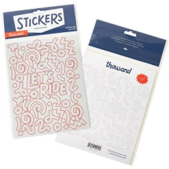 Thousand Jr Sticker Sheet - Super Shapes