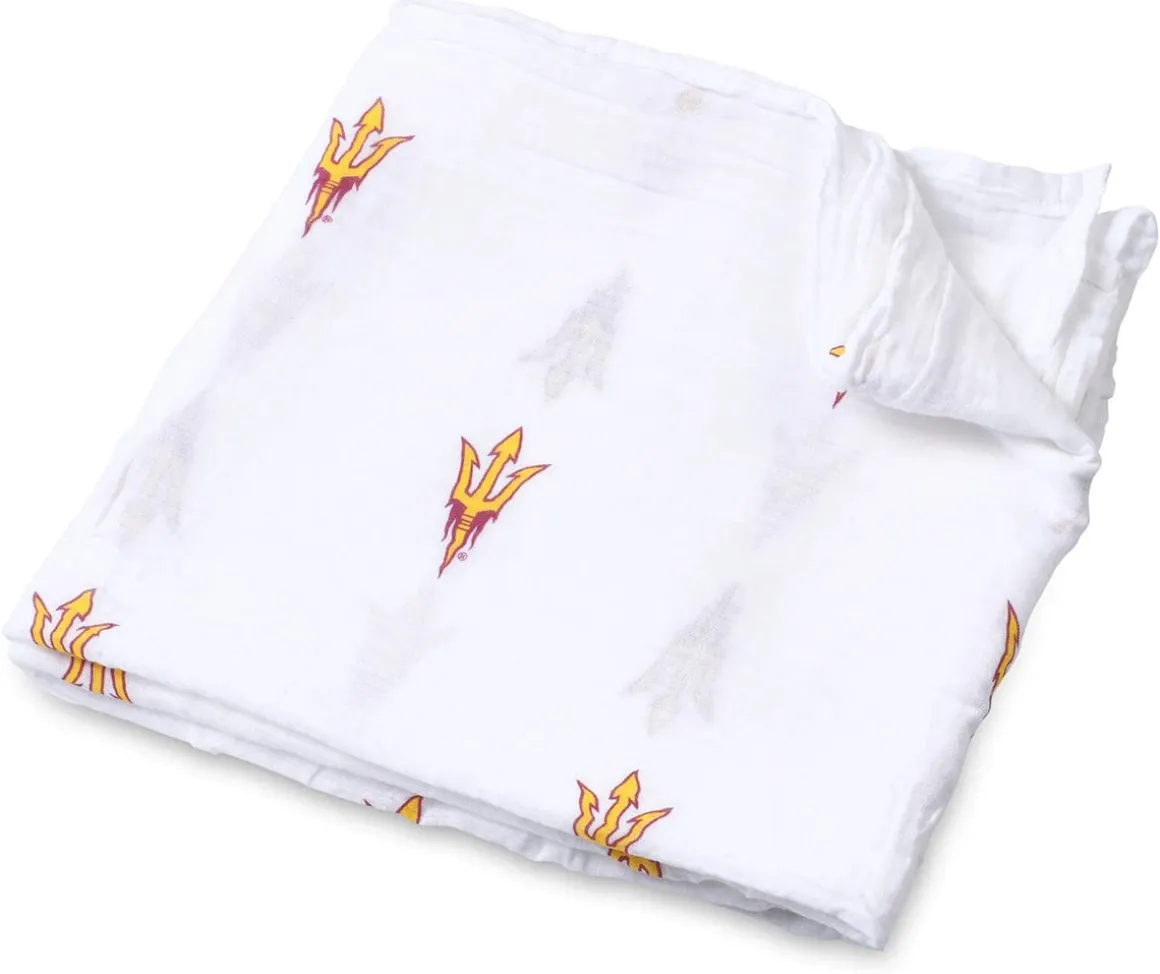 Three Little Anchors College Swaddle Blanket - Arizona State Sun Devils