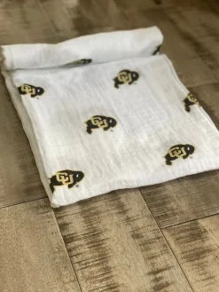 Three Little Anchors College Swaddle Blanket - Colorado Buffaloes