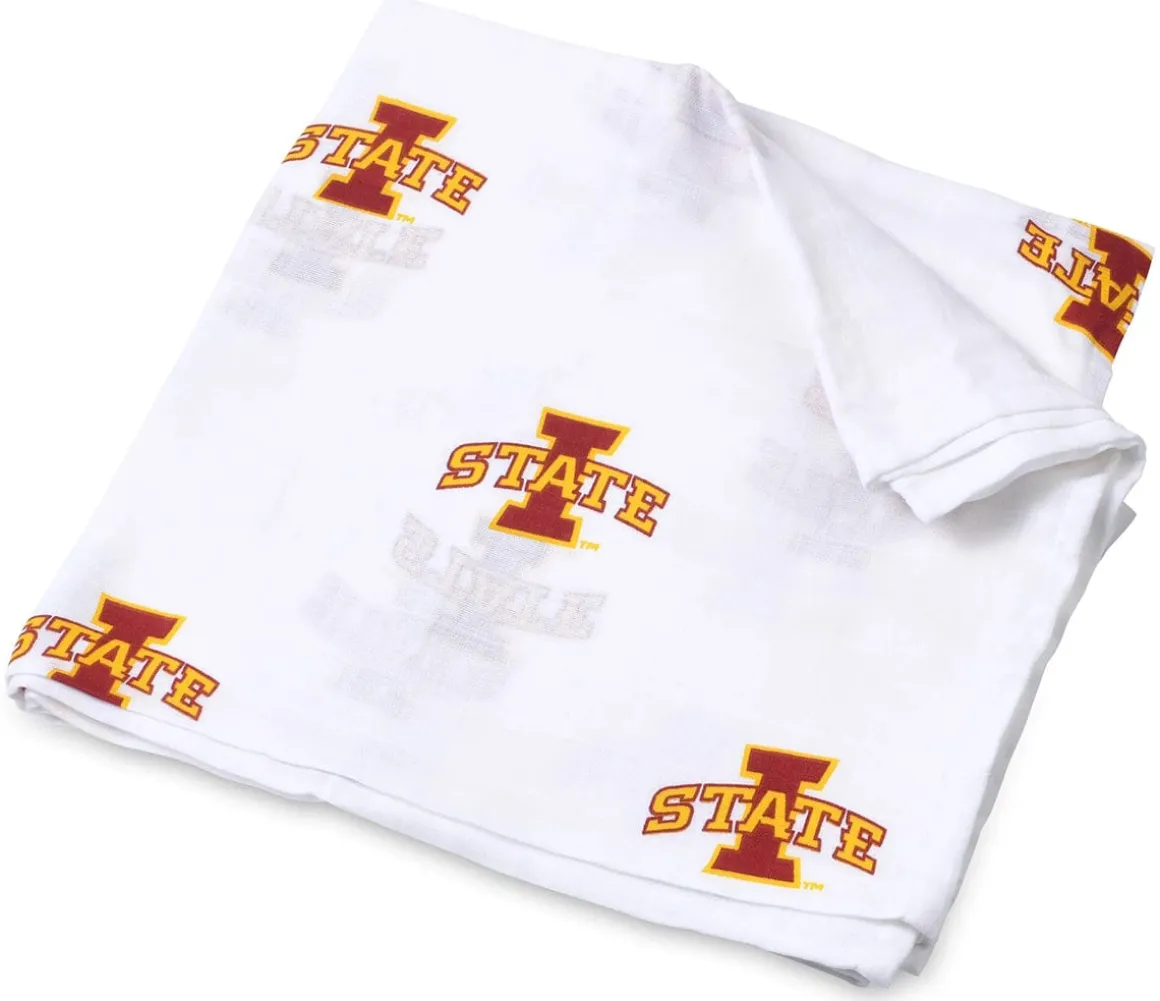 Three Little Anchors College Swaddle Blanket - Iowa State Cyclones
