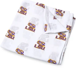 Three Little Anchors College Swaddle Blanket - LSU Tigers